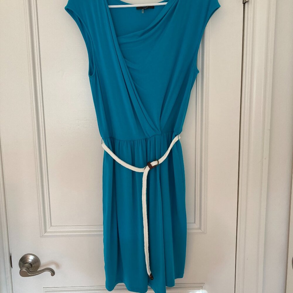 Tart draped pleated dress